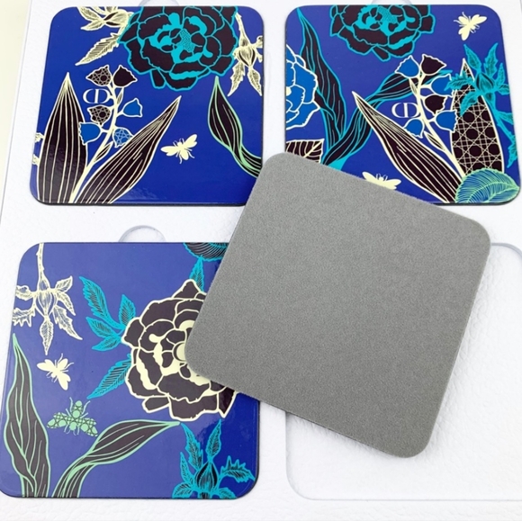 NEW DIOR FLORAL COASTER SET - Picture 4 of 6